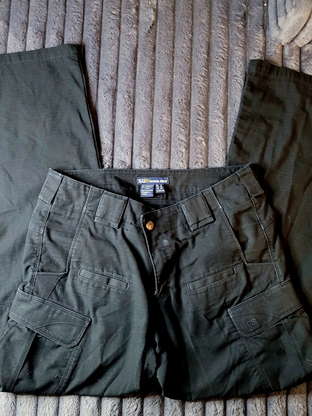 5.11 Tactical Women's Straight Leg Cargo Pants - Black
